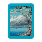 Mount Fuji van Lake Yamanaka Magneet (Verticaal)