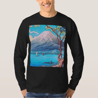Mount Fuji vanaf het Yamanaka-meer Hiroaki Takahas T-shirt