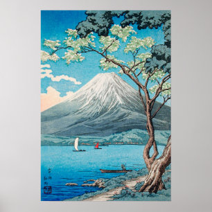 Mount Fuji vanaf het Yamanaka-meer Poster