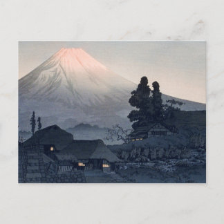 Mount Fuji vanuit Mizukubo (1932) - Takahashi Briefkaart