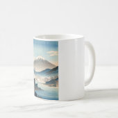 Mount Fuji Vintage Orignal Artist's Design Mug (Devant droit)