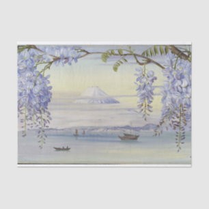 Mount Fujiyama Japan Wysteria door Marianne North Tissuepapier