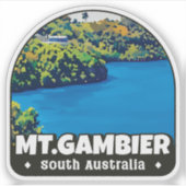 Mount Gambier, Sticker van Zuid-Australië (Voorkant)