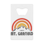Mount Garfield New Hampshire Kredietkaart Flessenopener (Voorkant)