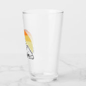 Mount Garfield New Hampshire Retro Glas (Links)