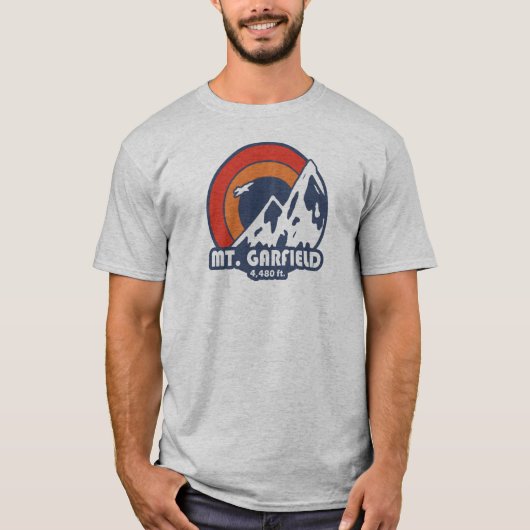 Mount Garfield New Hampshire Sun Eagle T-shirt (Voorkant)