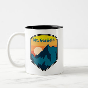 Mount Garfield New Hampshire Zonsopgang Tweekleurige Koffiemok