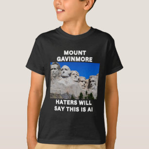 Mount Gavinmore Grappige Gavin Newsom Trolling Tru T-shirt