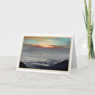 Mount Ho, Hiroshi Yoshida, Woodcut Kaart