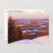 Mount Holyoke Winter Evening Briefkaart (Voorkant / Achterkant)