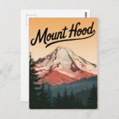 Mount Hood  Briefkaart (Voorkant / Achterkant)