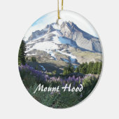 Mount Hood Landscape Vakantie Keramisch Ornament (Links)