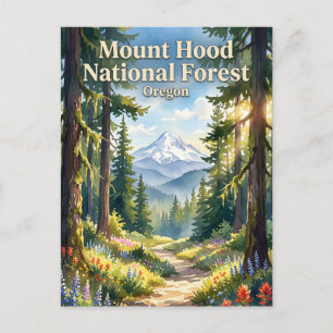 Mount Hood National Forest Oregon Briefkaart