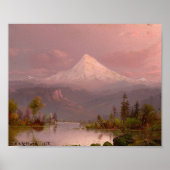 Mount Hood, OR | Sanford Robinson Gifford Poster (Voorkant)