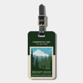 Mount Hood | Oregon Bagagelabel (Voorkant verticaal)