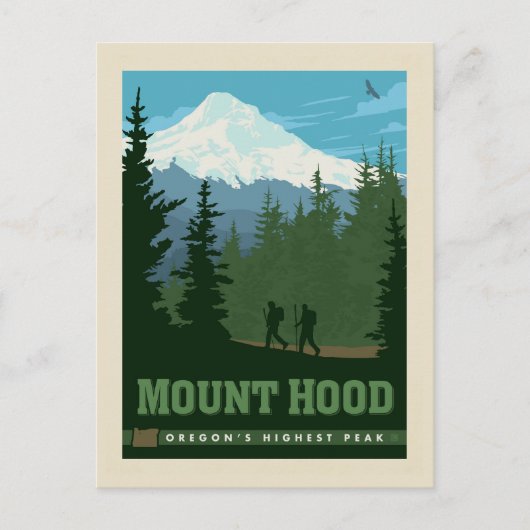 Mount Hood | Oregon Briefkaart (Voorkant)