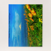 Mount Hood Oregon.kerstgroeten Legpuzzel (Verticaal)