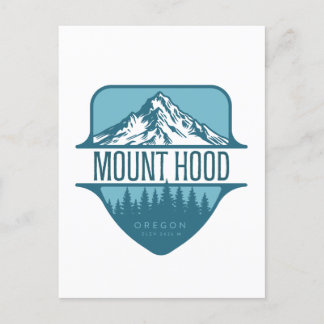 Mount Hood Oregon Mountain crest ontwerp Briefkaart