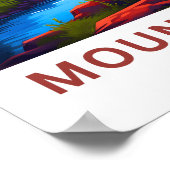 Mount Hood Oregon Travel Print (Hoek)