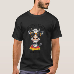 Mount Horeb WI VS Grappig Koe Cartoon Ontwerp T-shirt