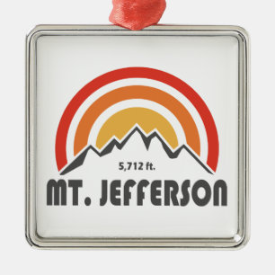Mount Jefferson New Hampshire Metalen Ornament