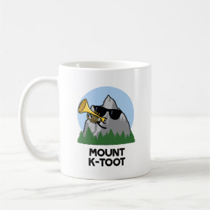 Mount K-Toot Funny Mountain Pun Koffiemok