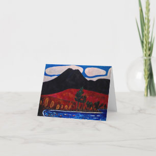 Mount Katahdin, Autumn, 1939 by Marsden Hartley Bedankkaart