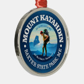 Mount Katahdin (C) Metalen Ornament (Rechts)