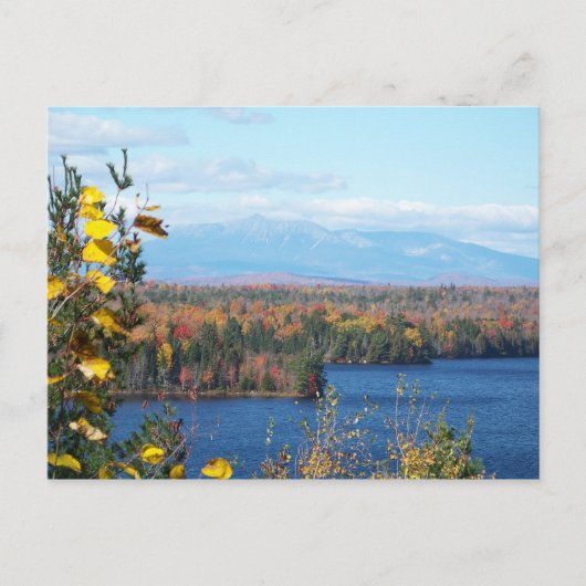 Mount Katahdin in de herfst Briefkaart (Voorkant)