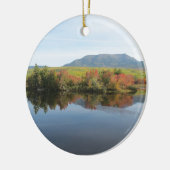 Mount Katahdin Keramisch Ornament (Links)