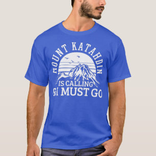 Mount Katahdin Mountain Hiking Rockclimate T-shirt