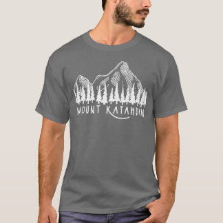 Mount Katahdin Mountain Maine ME Mountains Hiking T-shirt