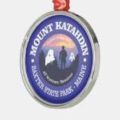 Mount Katahdin (rd2) Metalen Ornament (Links)