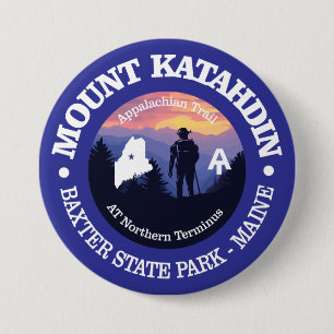 Mount Katahdin (rd2) Ronde Button 7,6 Cm