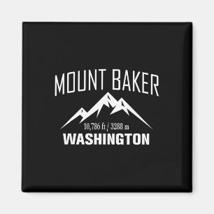 Mount Ker Kulshan Washington Klim Summit Club  Magneet