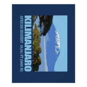 Mount Kilimanjaro Perfect Poster