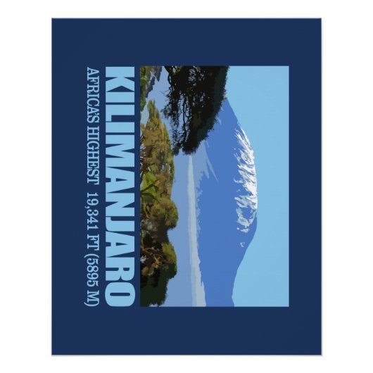 Mount Kilimanjaro Perfect Poster (Voorkant)