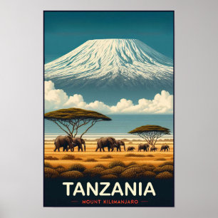 Mount Kilimanjaro Safari – reizen Poster