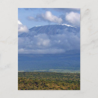 Mount Kilimanjaro Tanzania Landmark Landschappen Briefkaart