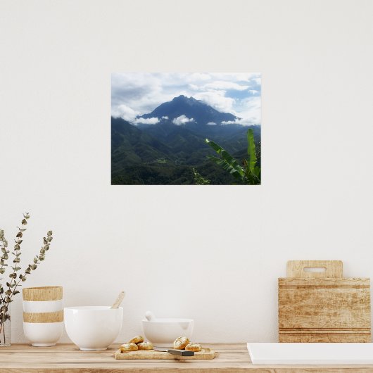 Mount Kinabalu Poster (Keuken)