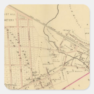 Mount Kisco, New York Vierkante Sticker