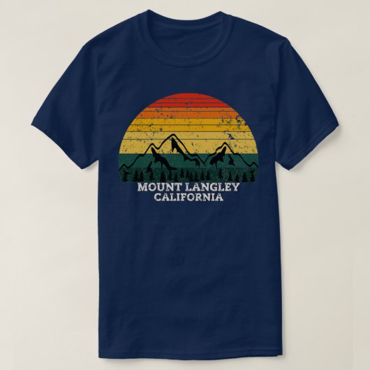 Mount langley California 1 T-shirt (Design voorkant)