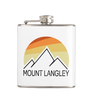 Mount Langley California Retro Heupfles