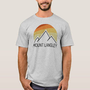 Mount Langley California Retro T-shirt
