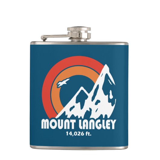 Mount Langley California Sun Eagle Heupfles (Voorkant)