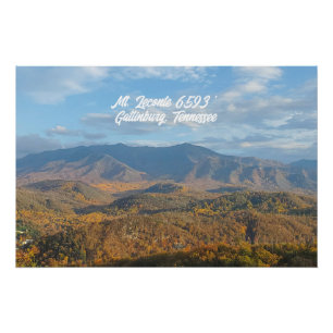 Mount Leconte Gatlinburg Tennessee Perfect Poster