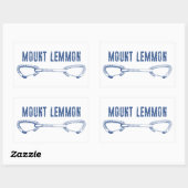 Mount Lemmon klimmen Quickdraw Rechthoekige Sticker (Vel)