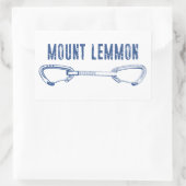 Mount Lemmon klimmen Quickdraw Rechthoekige Sticker (Tas)