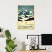 Mount Logan Canada V04 Poster (Thuiskantoor)