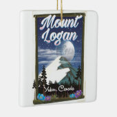 Mount Logan, Yukon, Canada Keramisch Ornament (Rechts)
